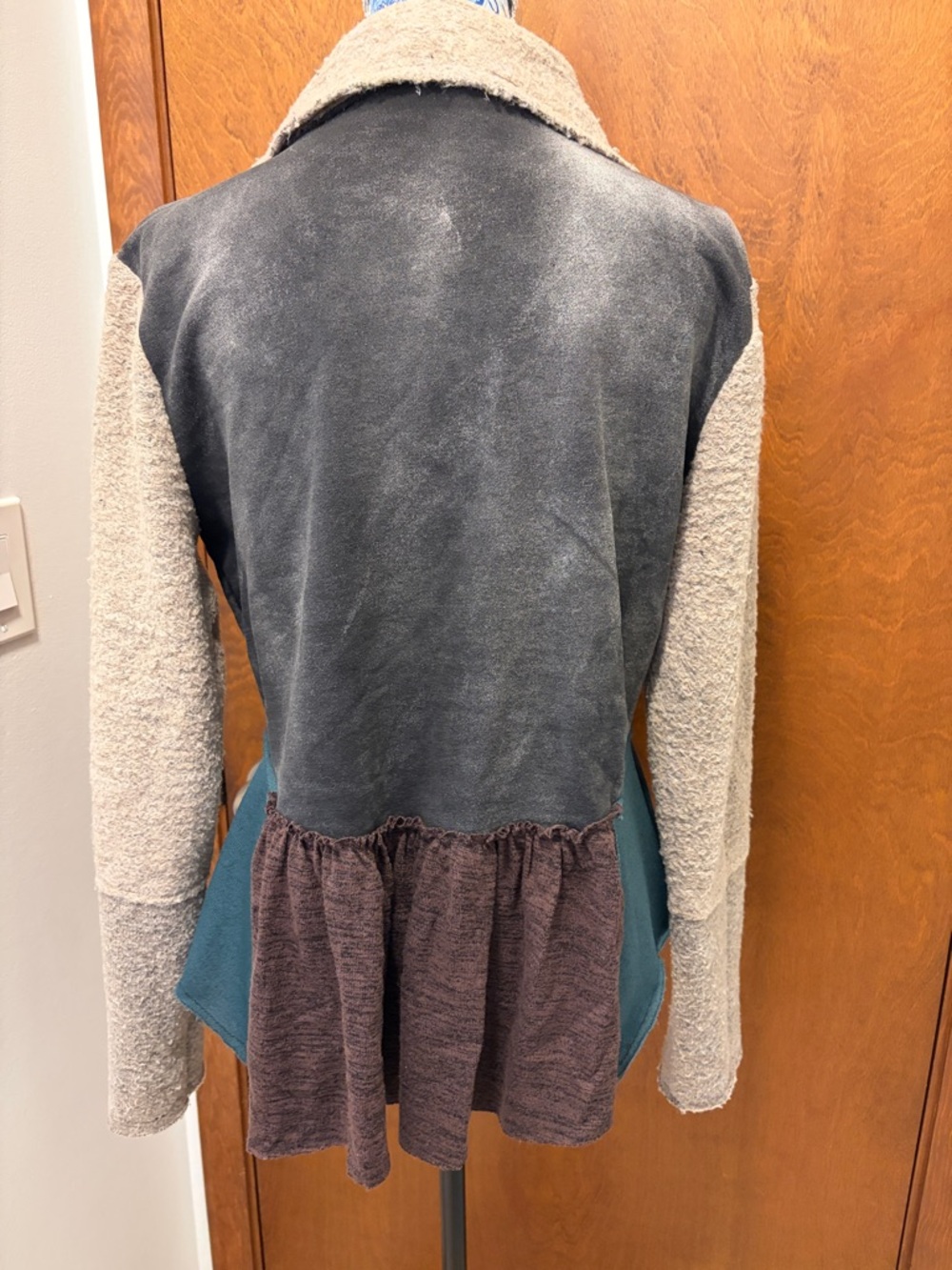 Gimmicks by BKE Womens Colorblock Double-Breasted light jacket size large - Picture 7 of 13